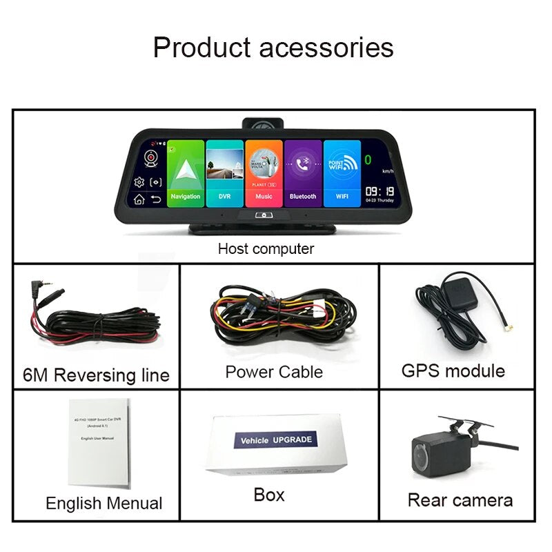 Car Front/Rear Camera With Gps